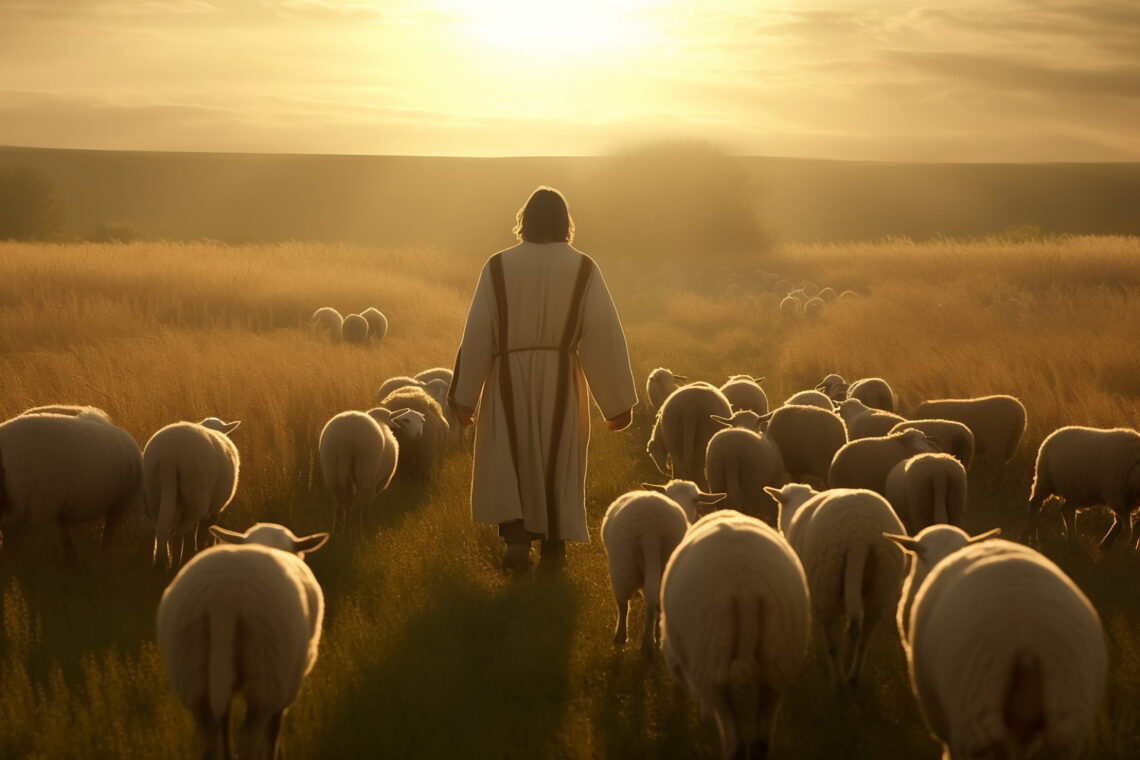 Jesus and Sheep