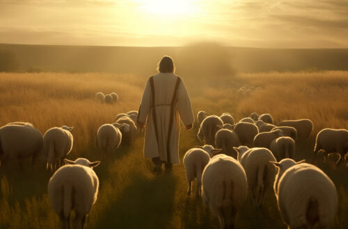 Jesus and Sheep