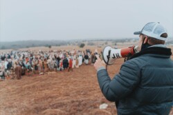 Sermon on the Mount Filming